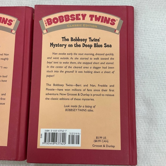 Lot/2 Hardcover Bobbsey Twins Books Volumes 8 & 11 Laura Lee Hope - Picture 6 of 7